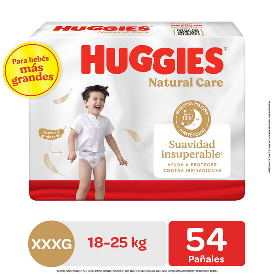 Pañal Huggies Natural Care BigPack